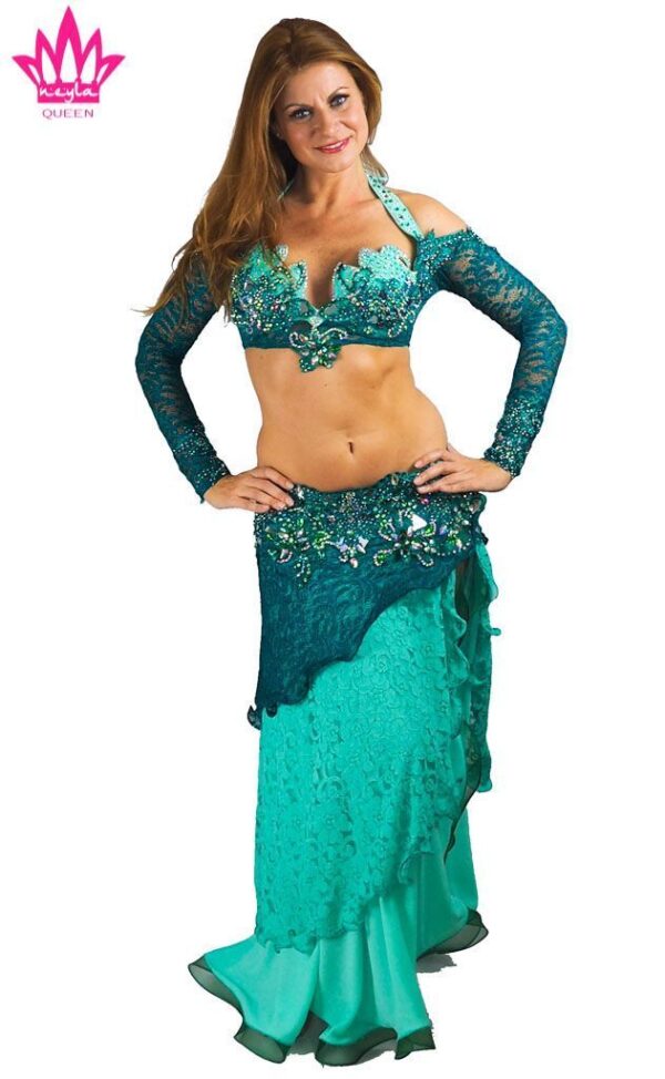 BAHAR Traje de Danza del Vientre Profesional NEYLA QUEEN