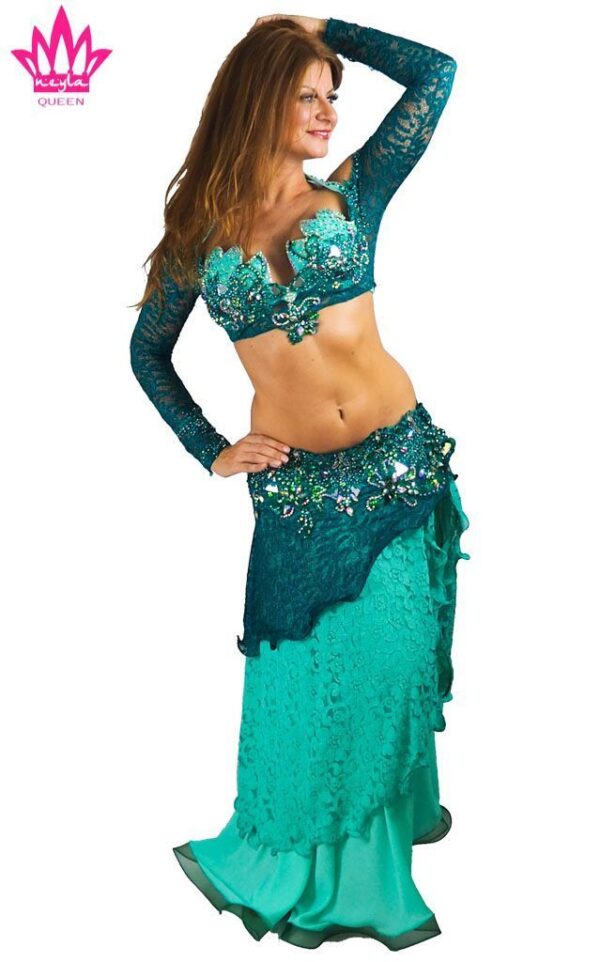 BAHAR Traje de Danza del Vientre Profesional NEYLA QUEEN