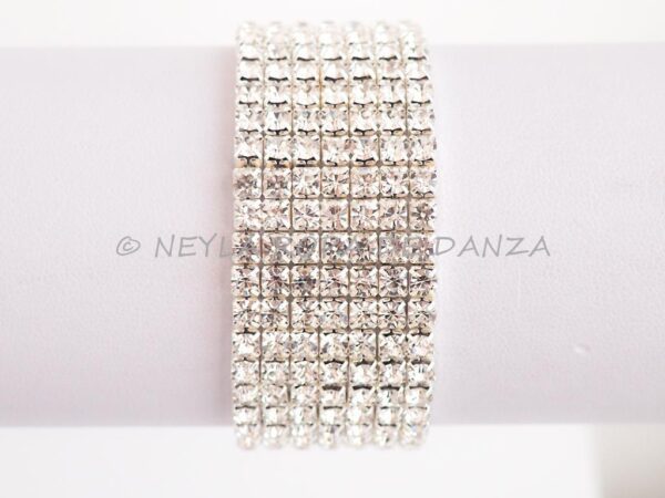 Brazalete 7 filas Strass