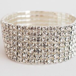 Brazalete 7 filas Strass