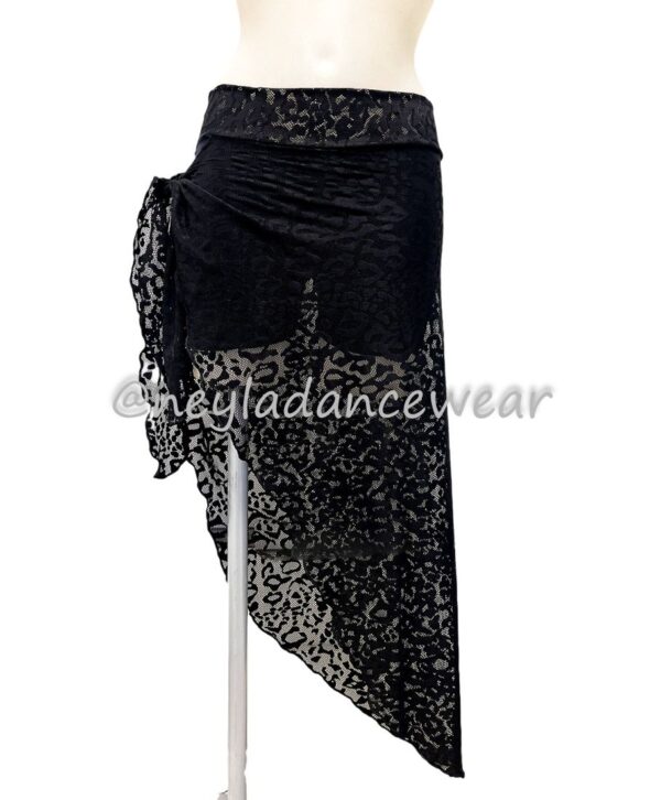 Falda, Ensayo, Ropa de Ensayo, Ropa de Danza del vientre, Ropa de ensayo danza del vientre, Falda de ensayo, Danza del vientre, Encaje, Negro