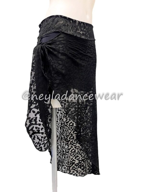 Falda, Ensayo, Ropa de Ensayo, Ropa de Danza del vientre, Ropa de ensayo danza del vientre, Falda de ensayo, Danza del vientre, Encaje, Negro