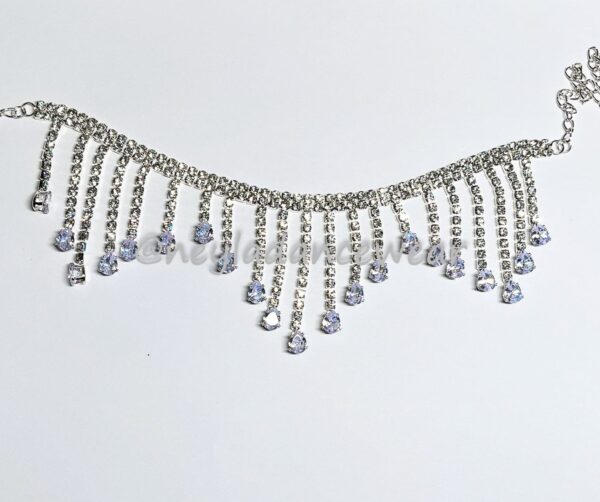 Tobillera de strass para danza del vientre.